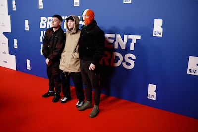Irish band Kneecap have since had their US work visas revoked. AFP
