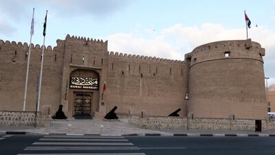 Al Fahidi Fort in Dubai was built in 1787. Since then, it has had many uses, even functioning as a prison for outlaws for a time. It can be found on the Arabic face of the Dh100 note. Pawan Singh / The National