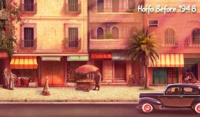 In Dreams on a Pillow, players will be able to see what it was like in Palestinian cities before the Nakba. Photo: Rasheed Abueideh