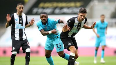 DEFENDERS: Fabian Schar - 6: The versatile Swiss endured a miserable restart and struggled badly for any sort of consistency. Shifted into midfield by Bruce which failed to pay off, then saw his season ended by a dislocated shoulder. Getty
