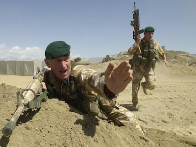 British Royal Marines in Afghanistan. Getty Images